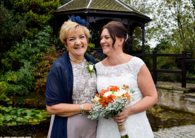 Emotional mother-of-the-bride moment in Nottinghamshire