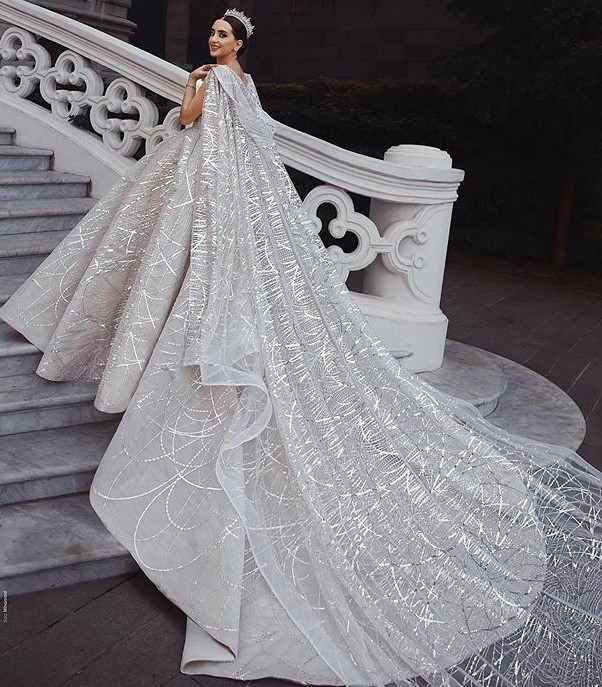 Wedding dresses with capes